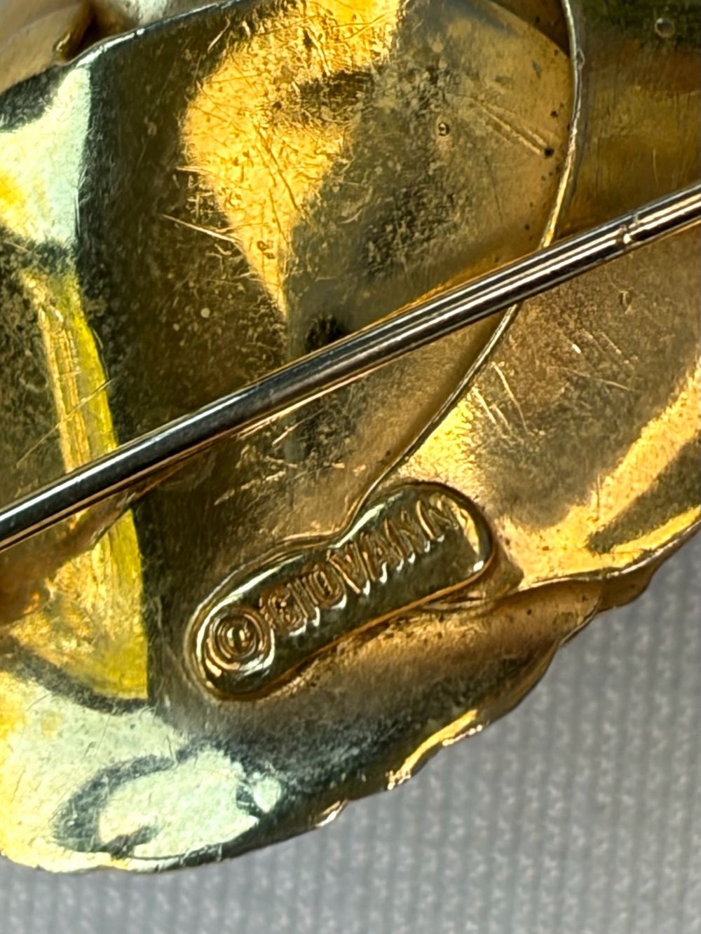 Vintage & Modern 6-Brooch Bundle: Flowers, Giovanni, Sterling/gold filled, GUC - Picture 13 of 13